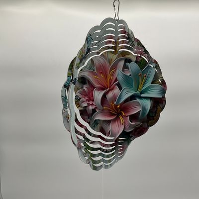 Wind spinner of Lilies