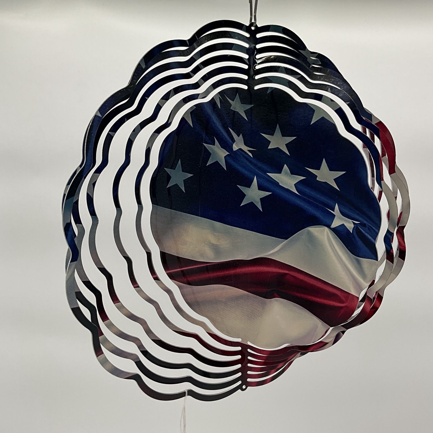 flag waving spinner