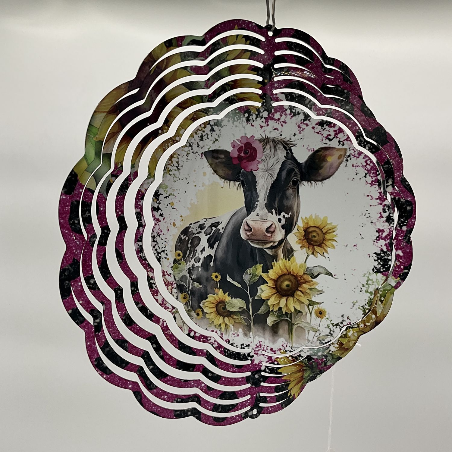 cow/sunflower spinner