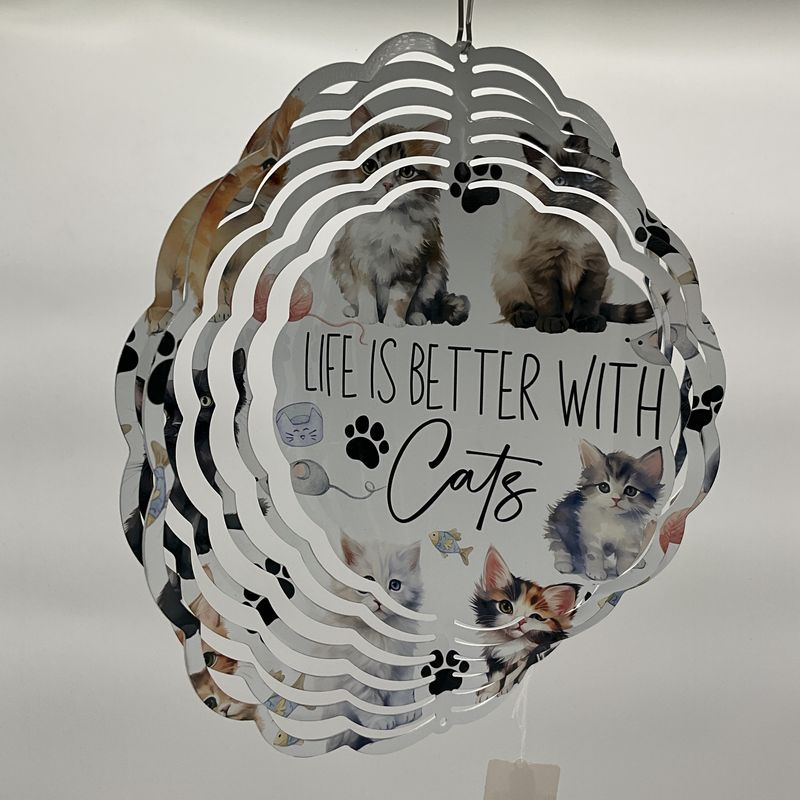 Life is better w/cats spinner