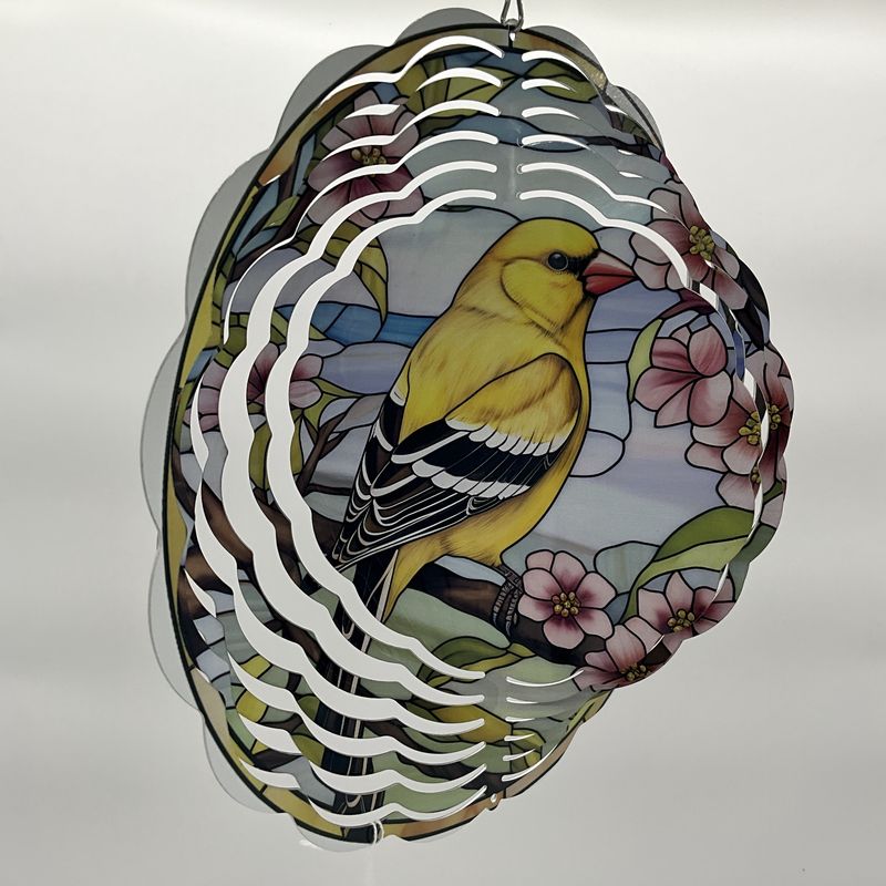 Goldfinch  wind spinner