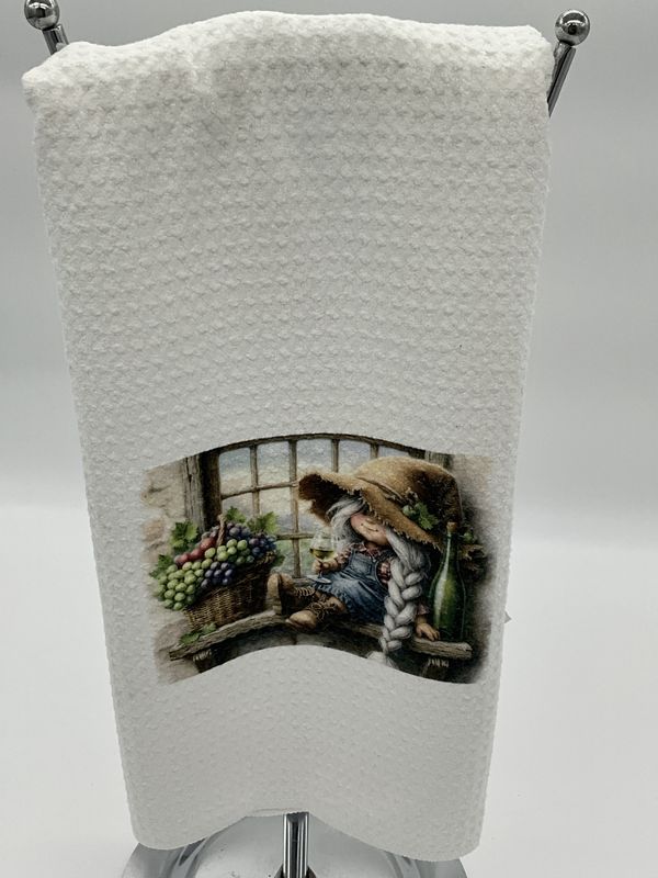 gnome towels, Gil and wine design