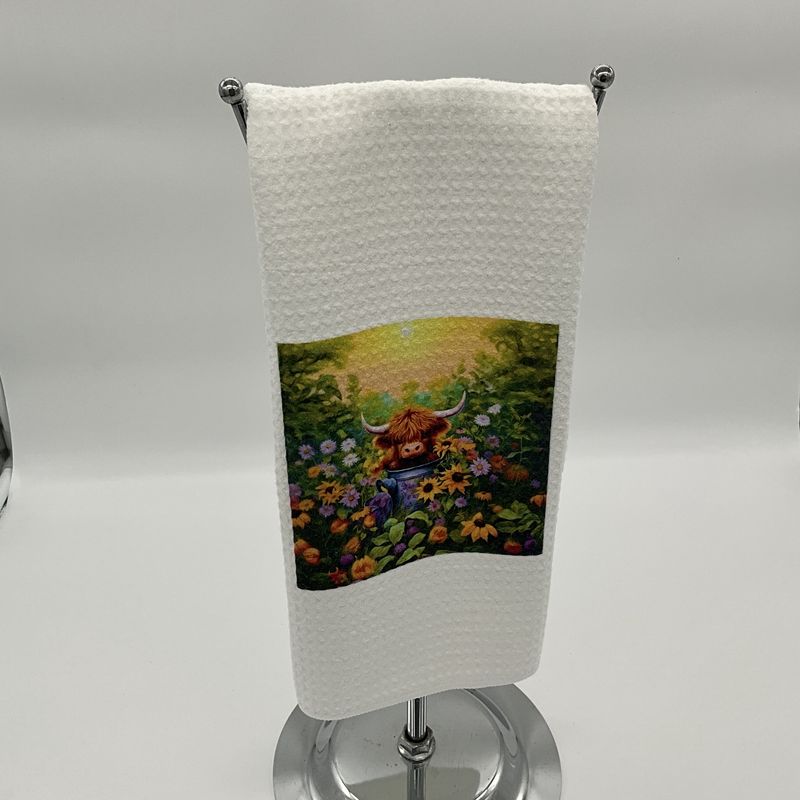 Highlander cows towel