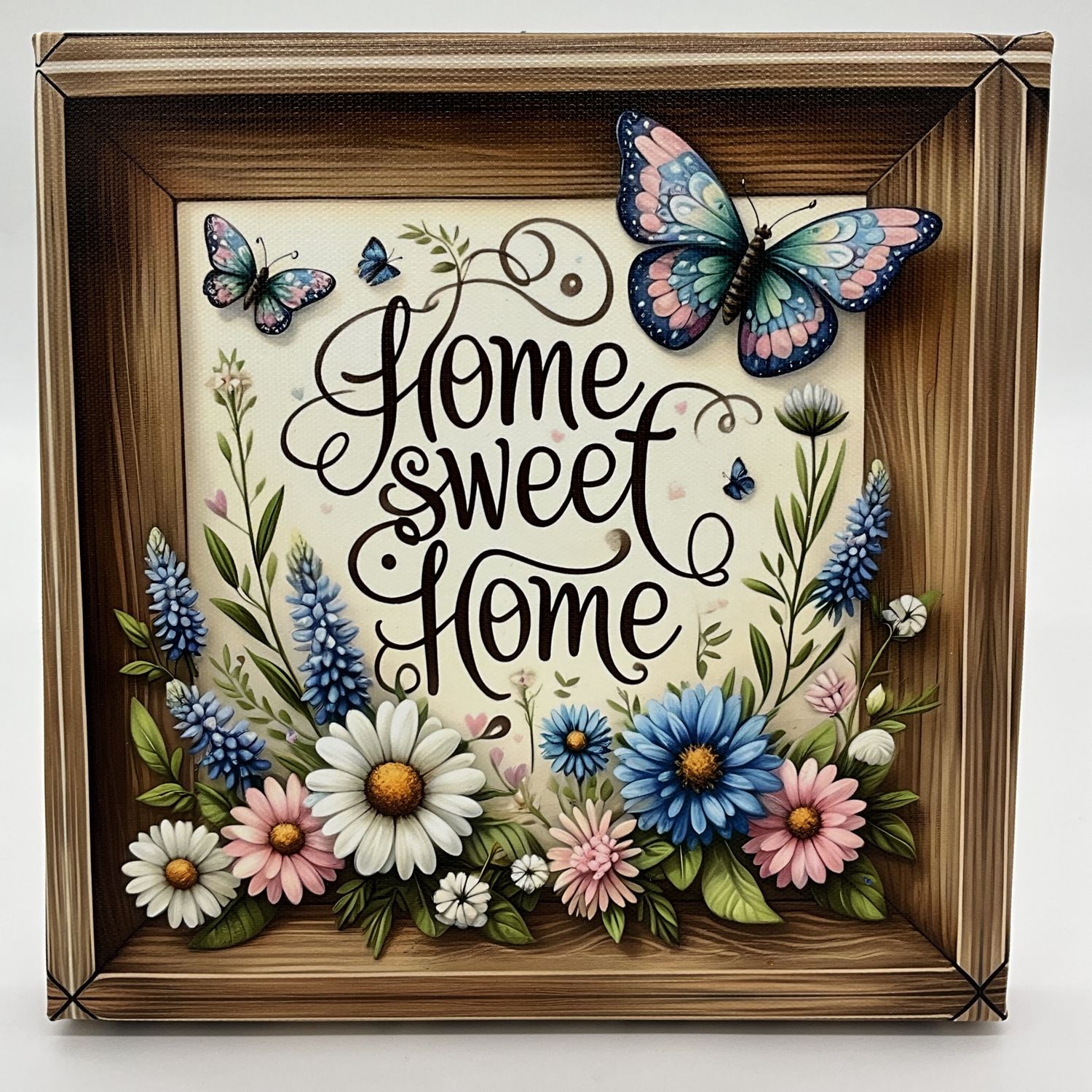 floral 3-d canvas