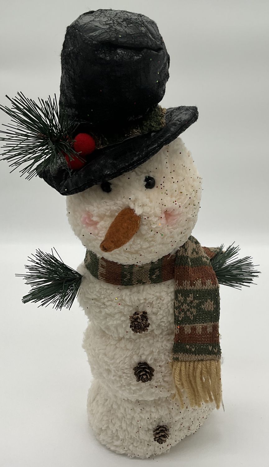 rustic snowman stack sage