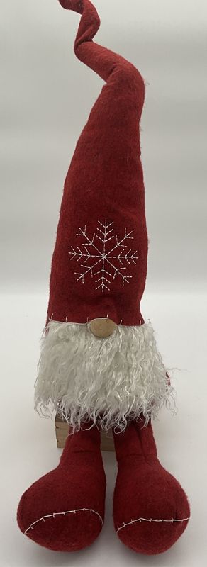 Nordic lg sit red/grey gnomes