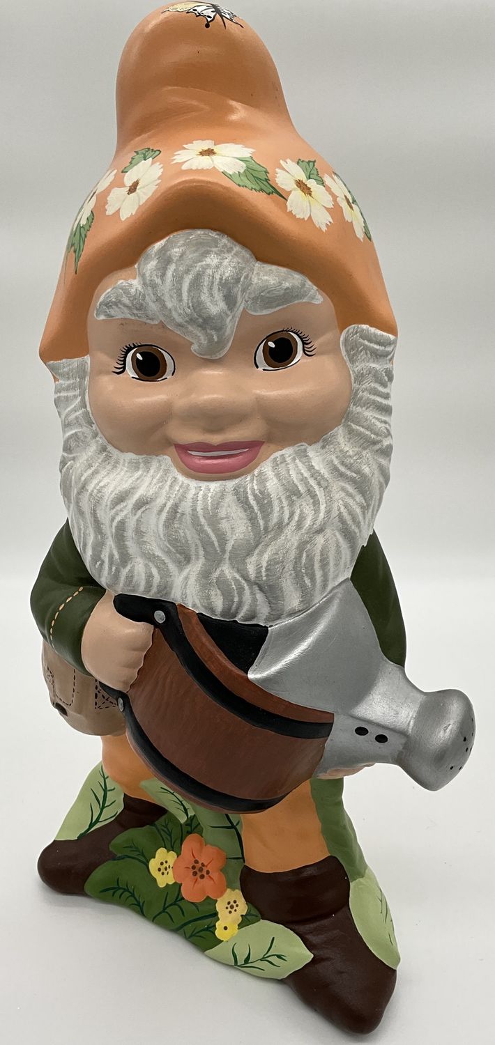 Gnome with watering can