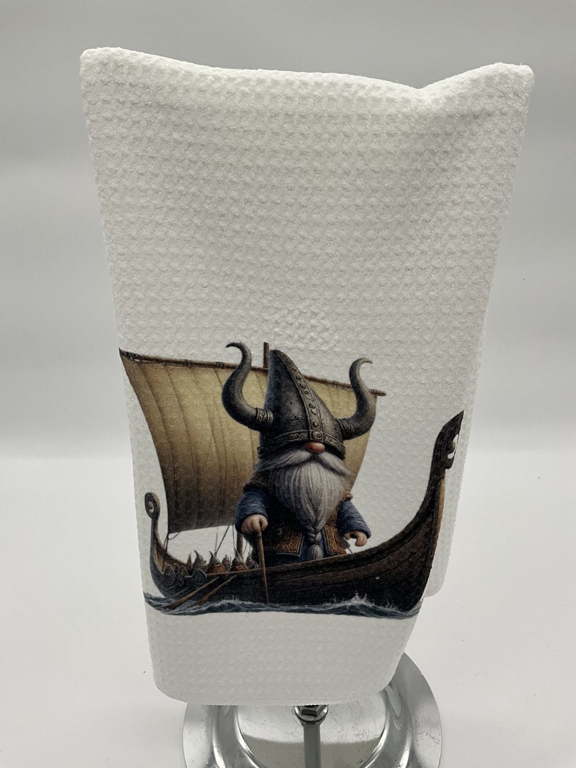 Vikings on a ship towel