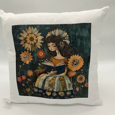 Whimiscal girl pillow