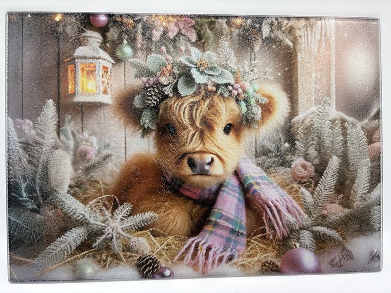 Highlander Christmas glass charcuterie