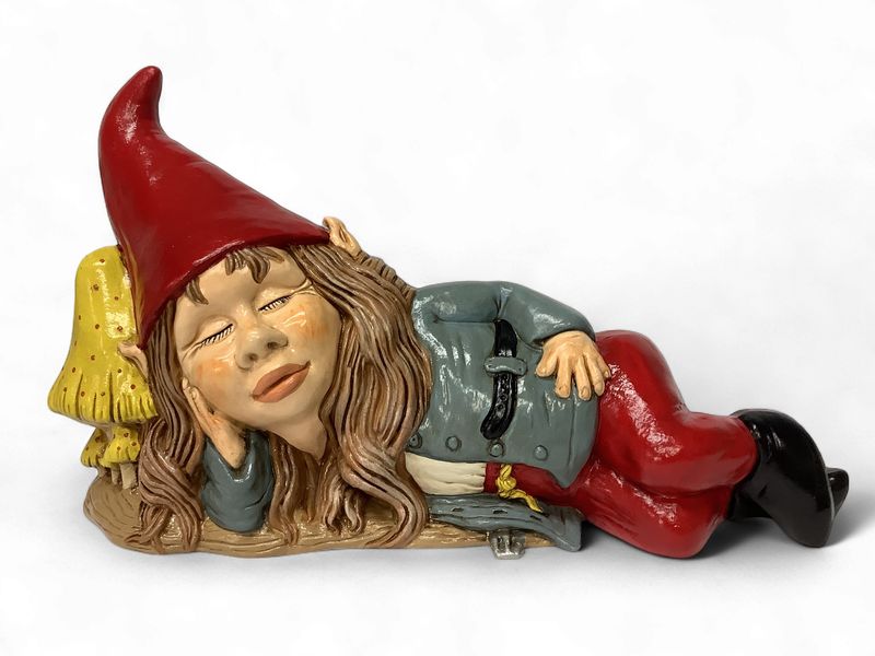 Girl Gnome Sleeping/Laying Mush