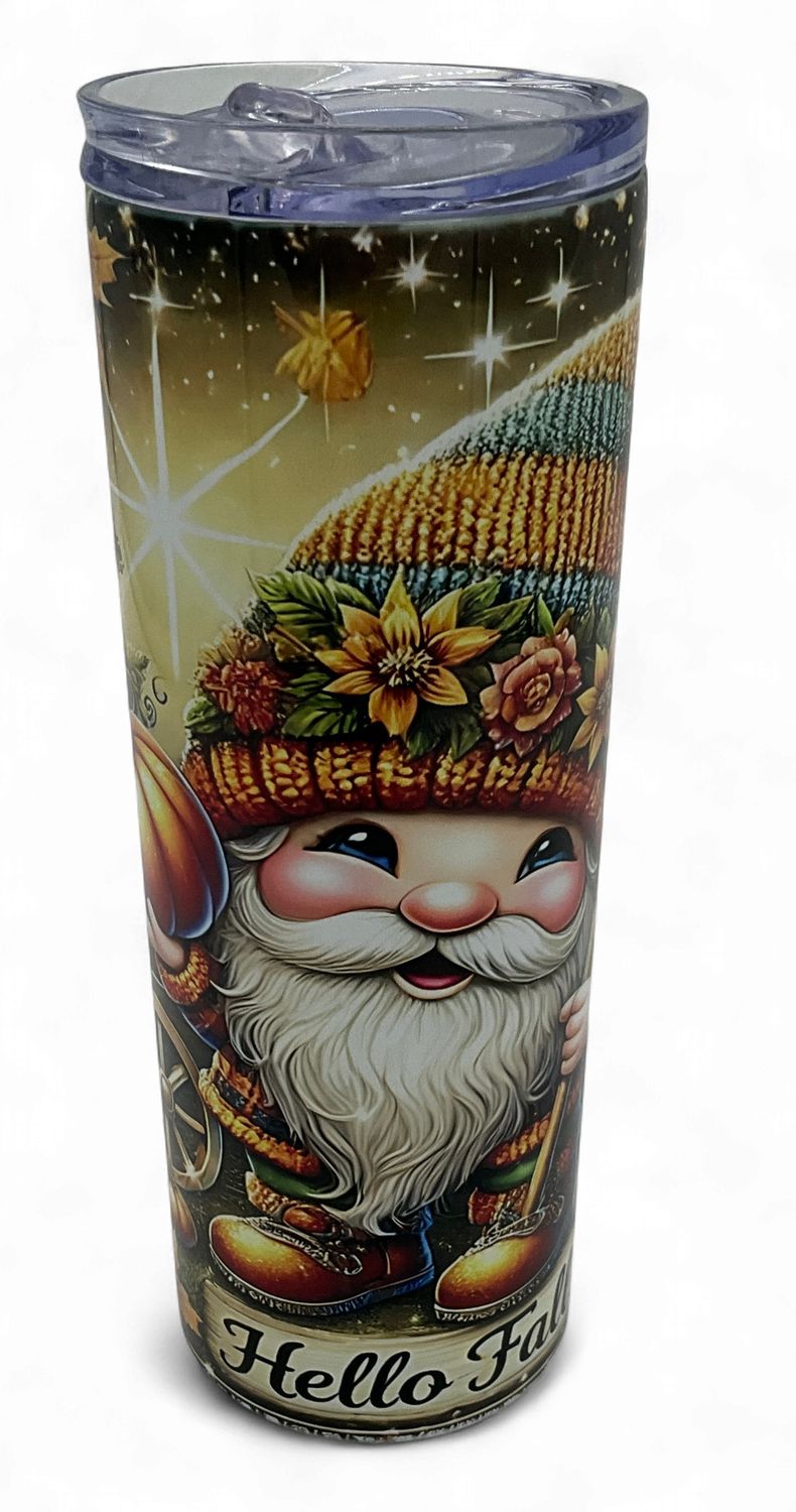 autumn gnome all spice tumbler