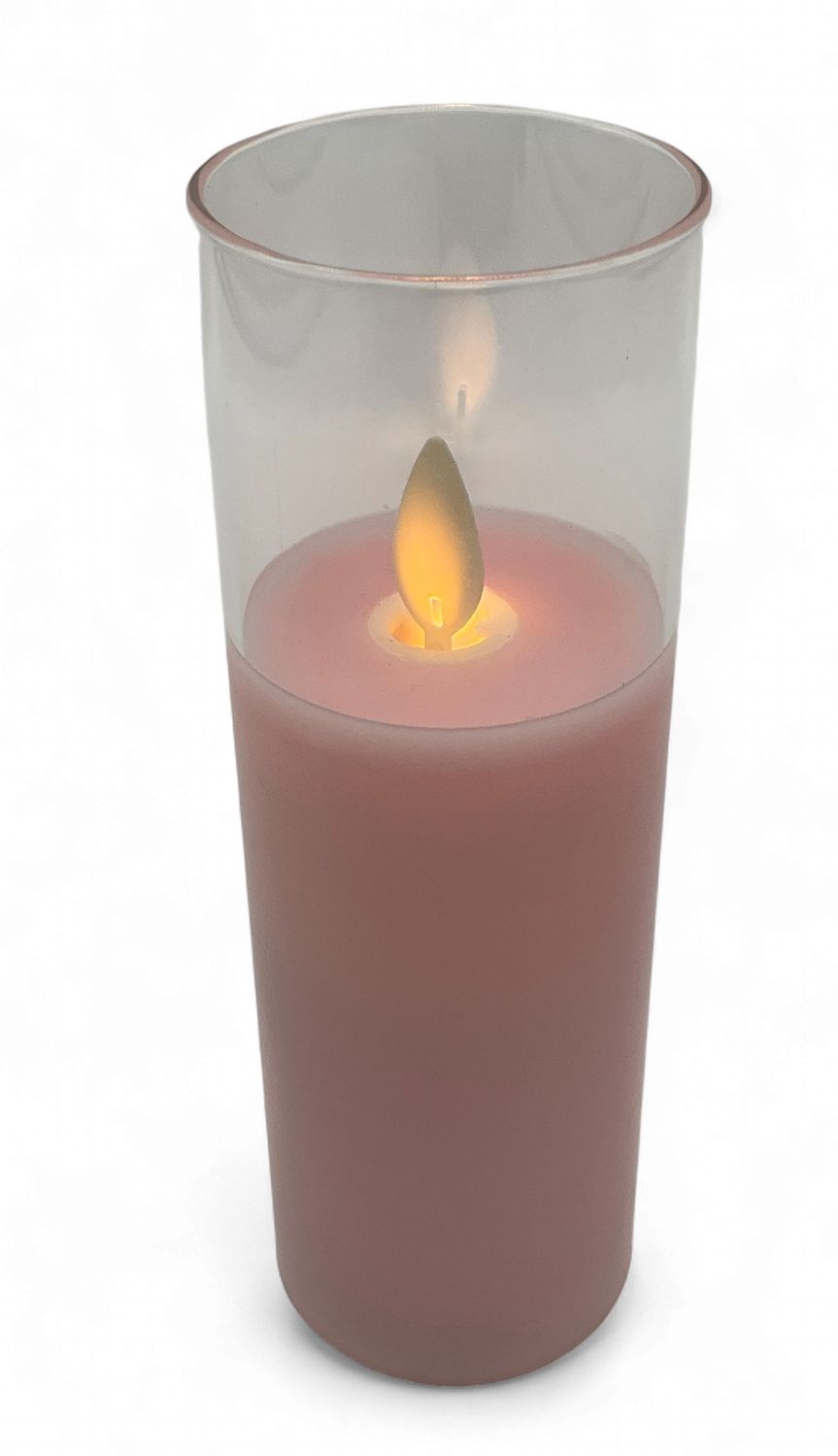 pink skinny candle
