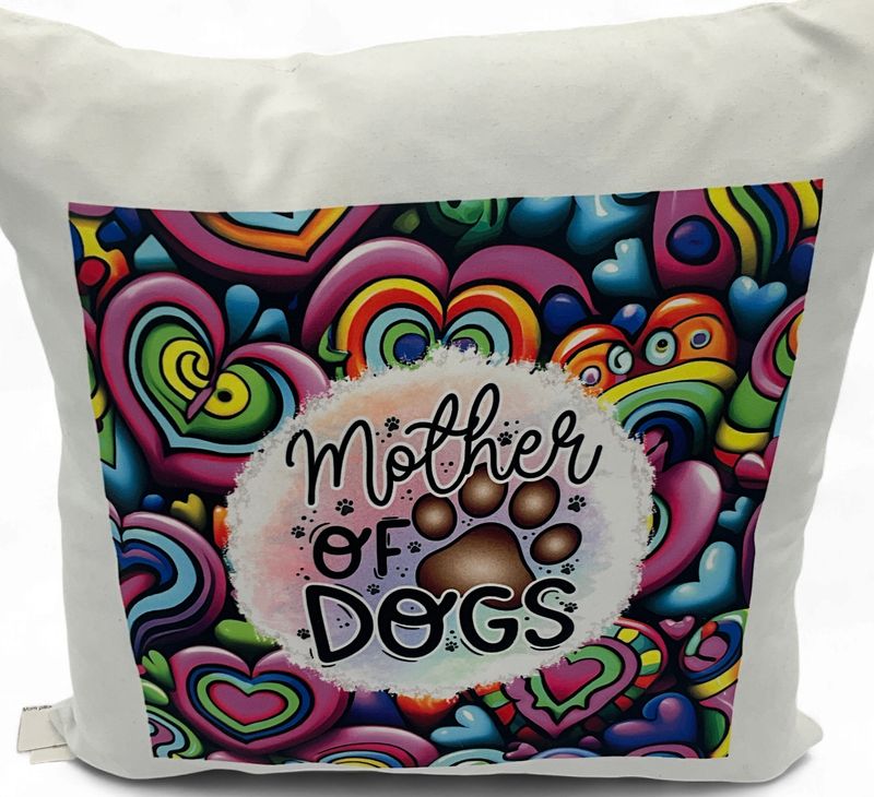 Best Dog Mom pillow