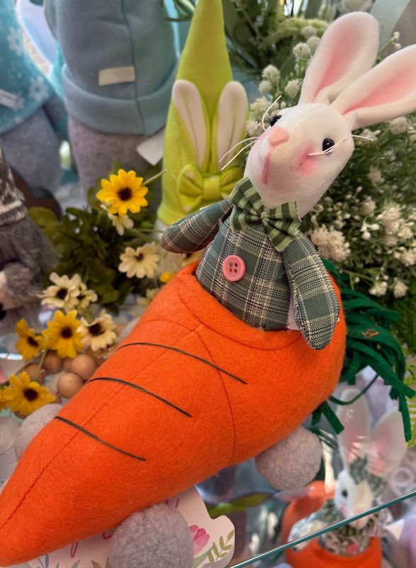 BUNNY IN CARROT CAR