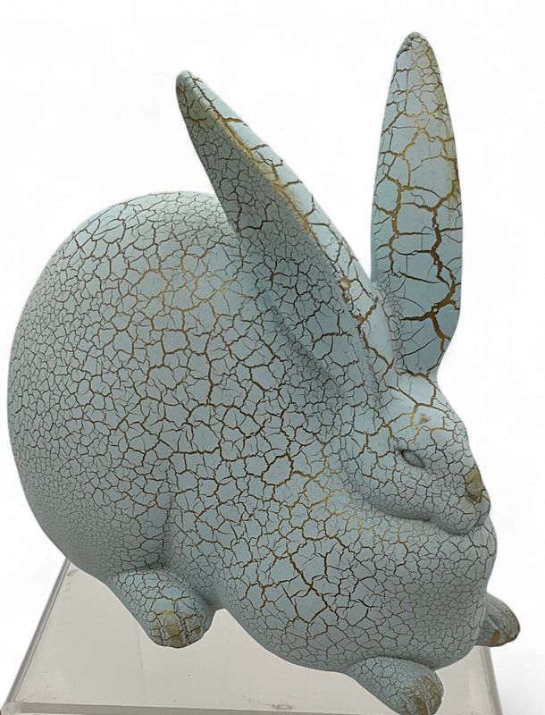 BUNNY CRACKLE TONE BLUE LAYING