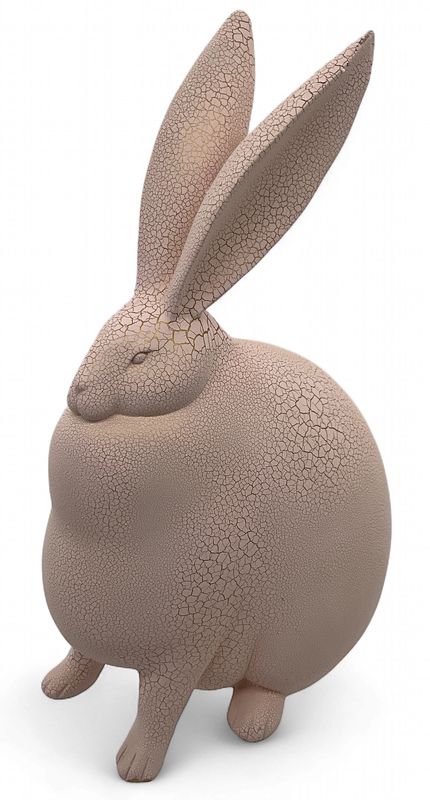 BUNNY MED PINK CRACKLE TONE FAT