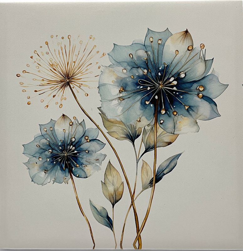 Dandeloin  in field canvas