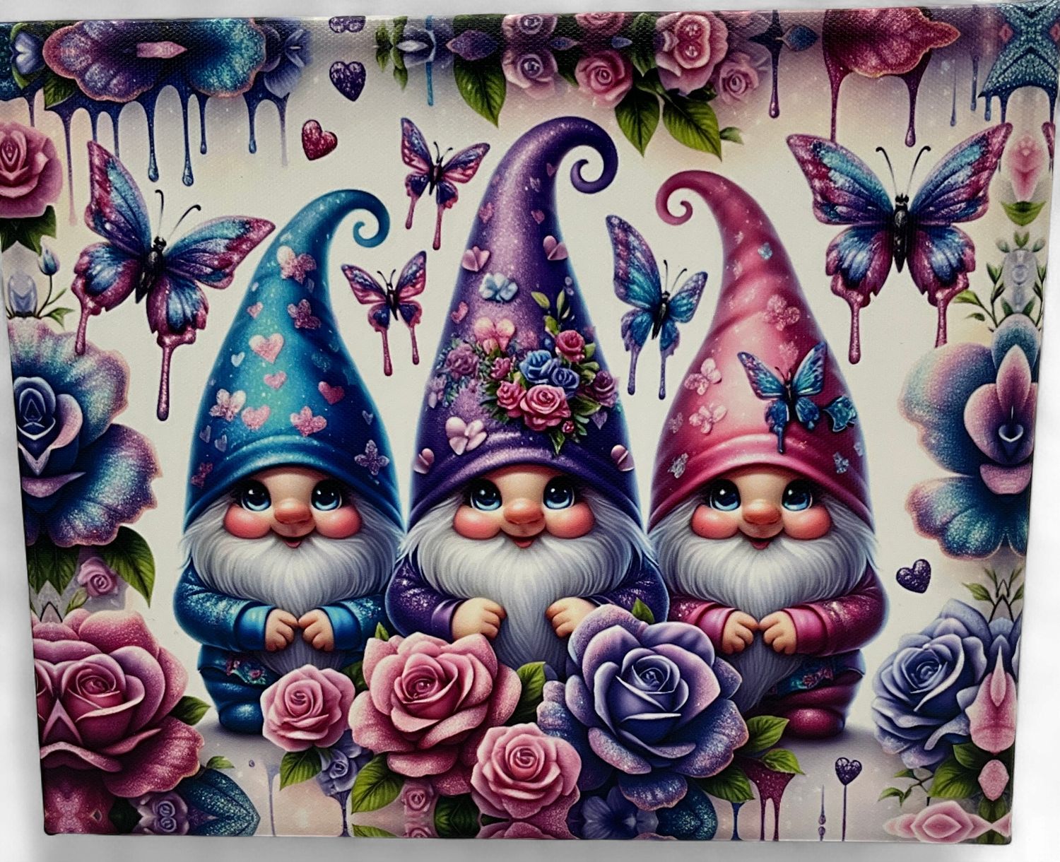 GNOMES  OF 3 CANVAS