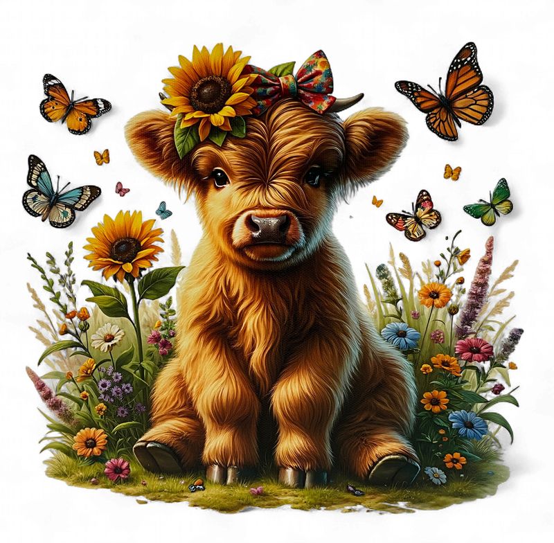 HIGHLANDERS  CANVAS W/FLORAL VIC