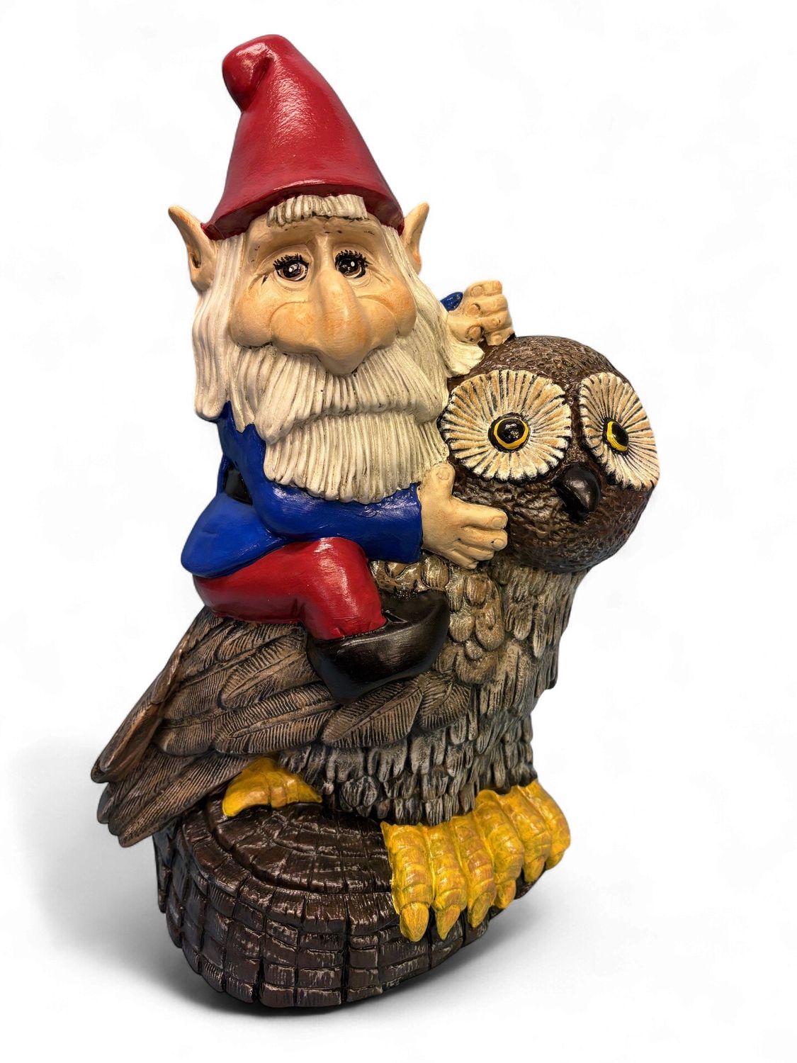 GNOME ON OWL CERAMIC