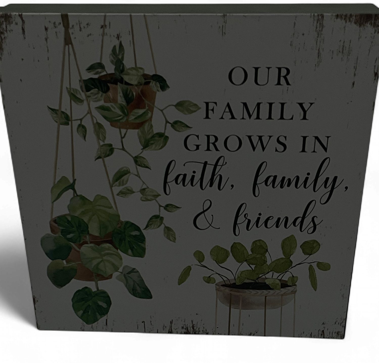 Plant inspirational sign