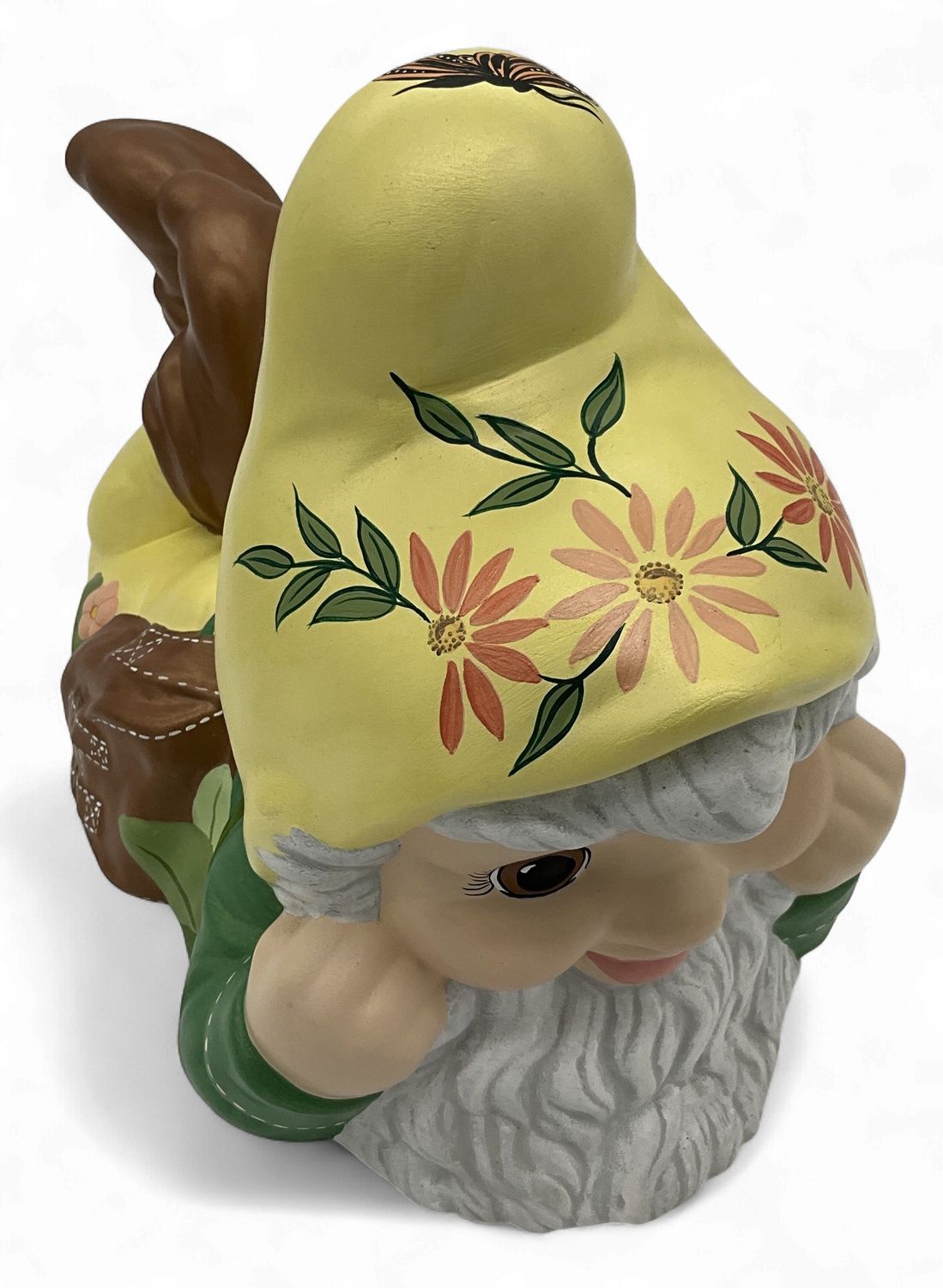 Gnome Resting on his Tummy
