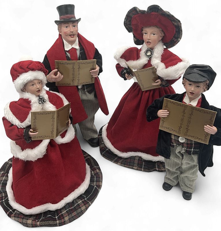Caroler Family 0f 4 Small