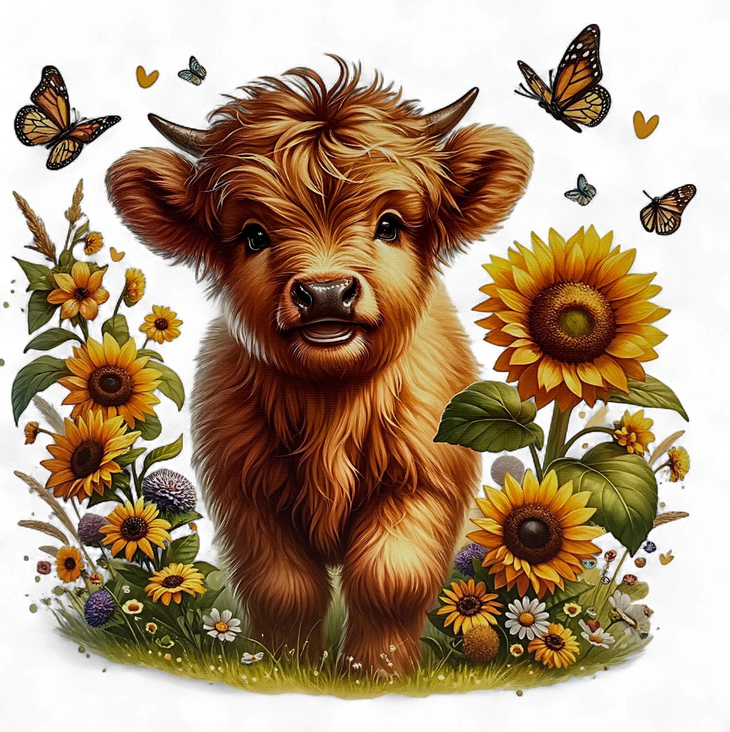 highlander w/sunflower canvas