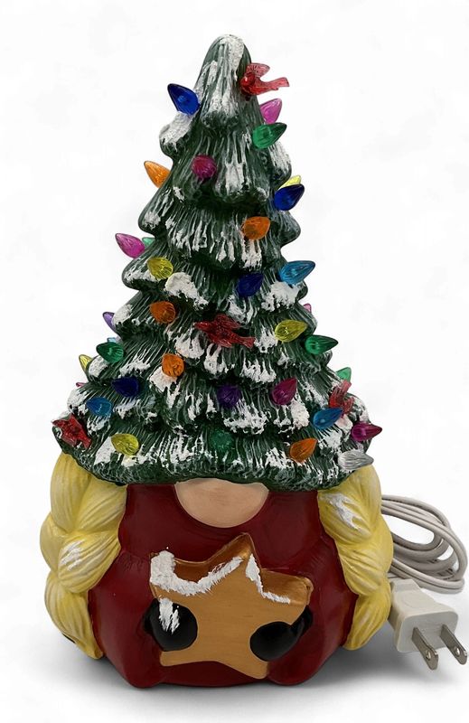 Tannenbaum Girl Gnome Tree Lights