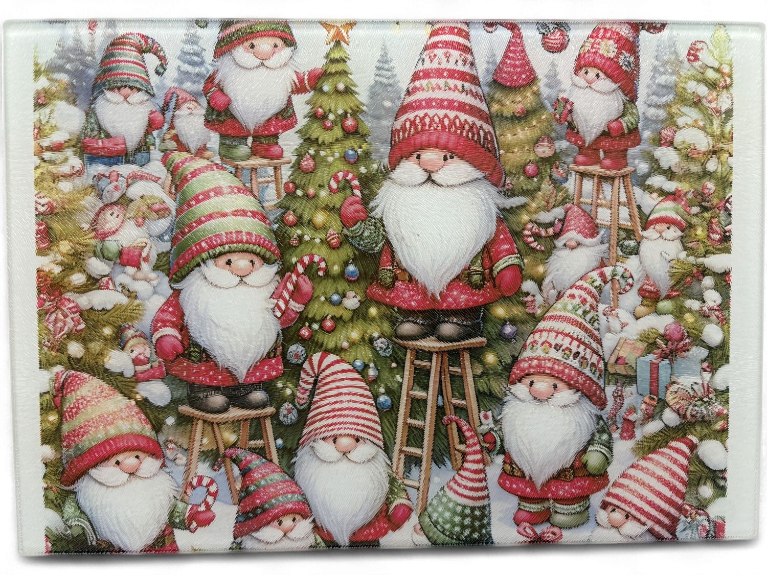 Gnomes and Gnomes Glass Charcuterie