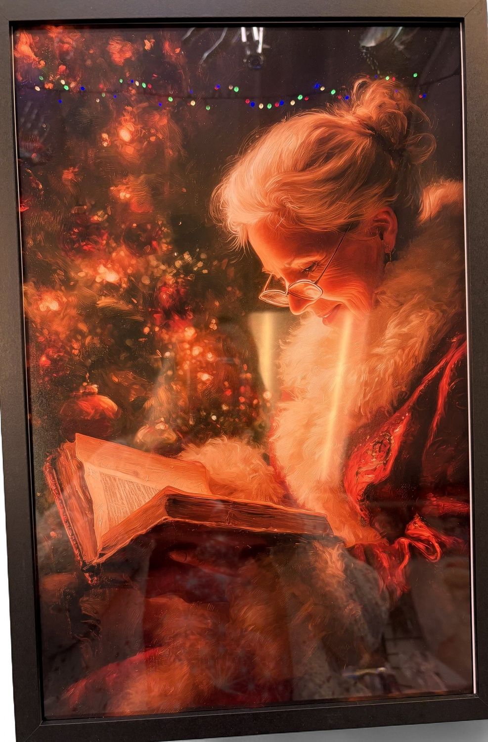 Mrs. Santa Framed Print