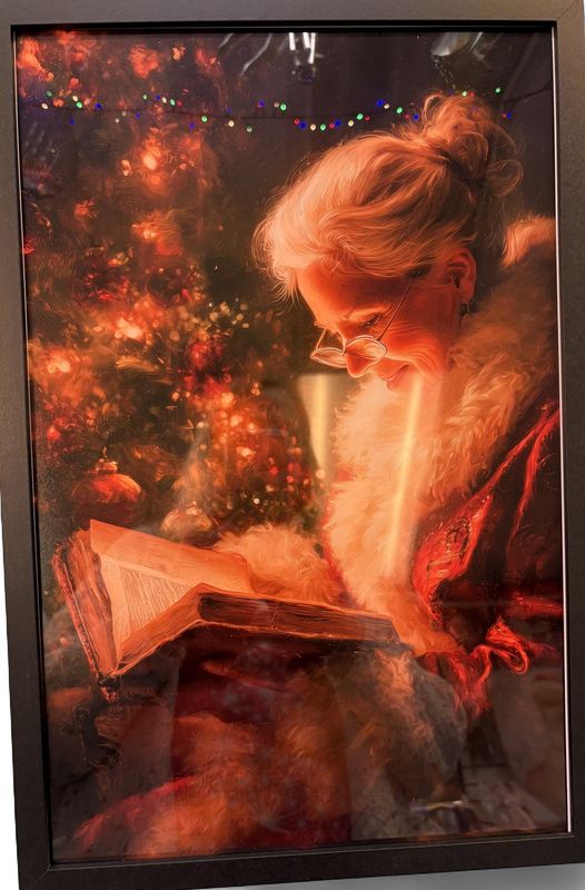 Mrs. Santa Framed Print