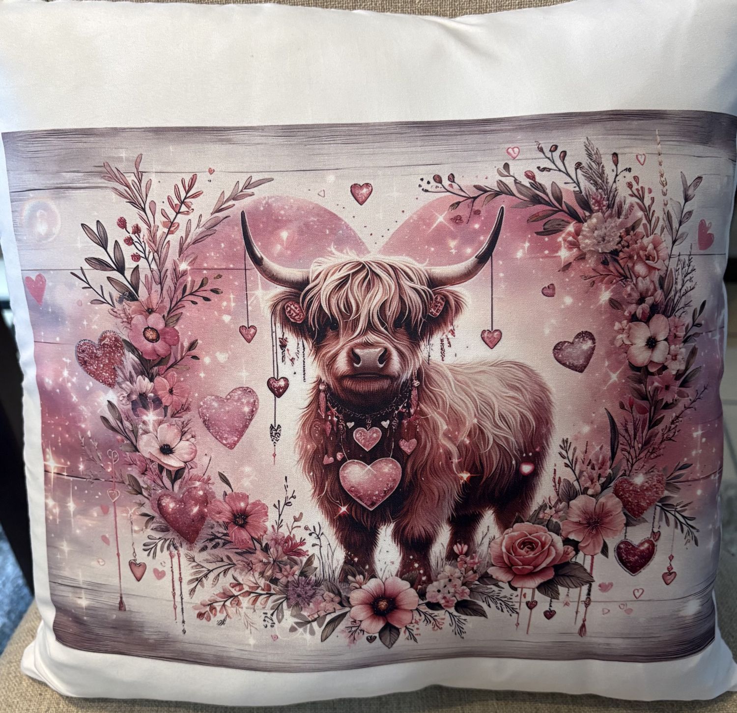 Highlander Valentine's Pillow