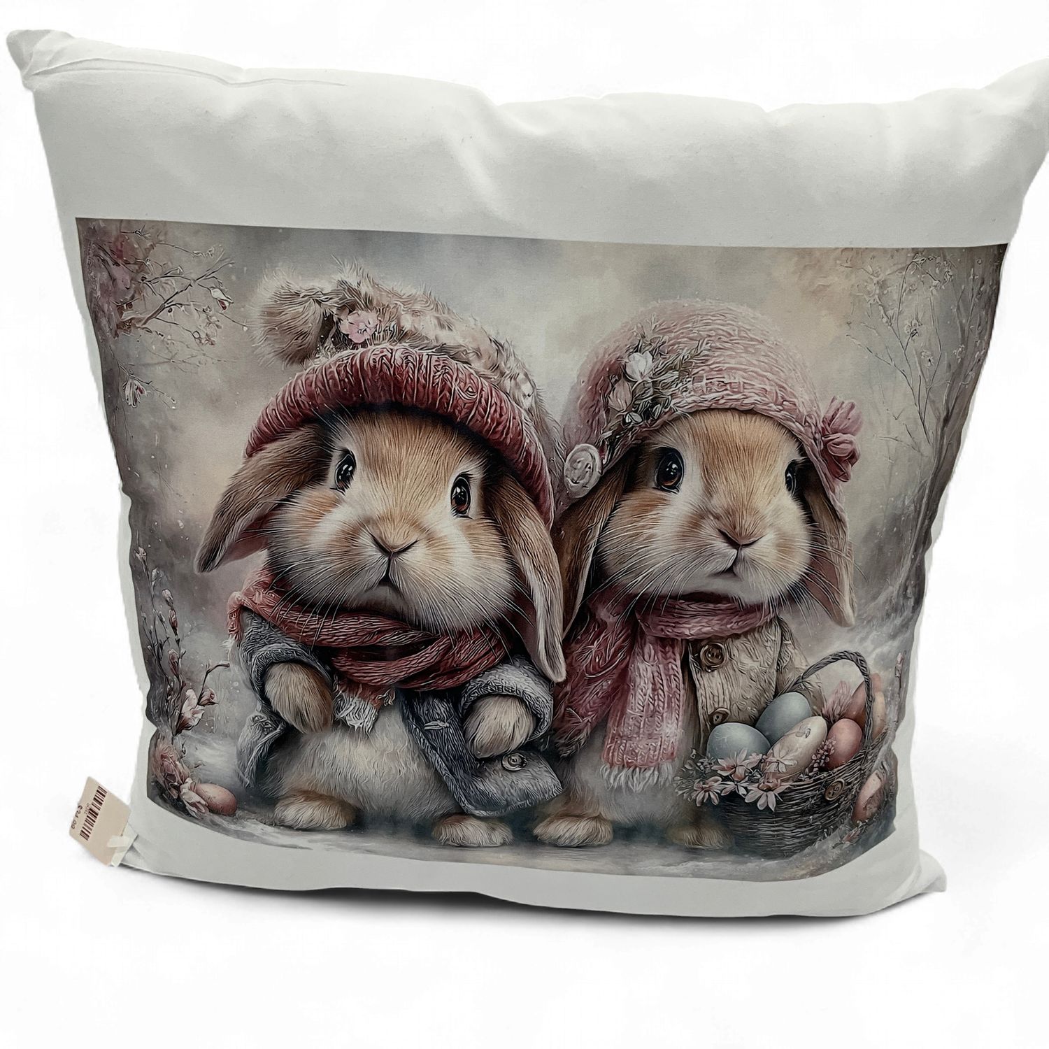 PILLOW VICTORIA BUNNIES HATS/SCARFS