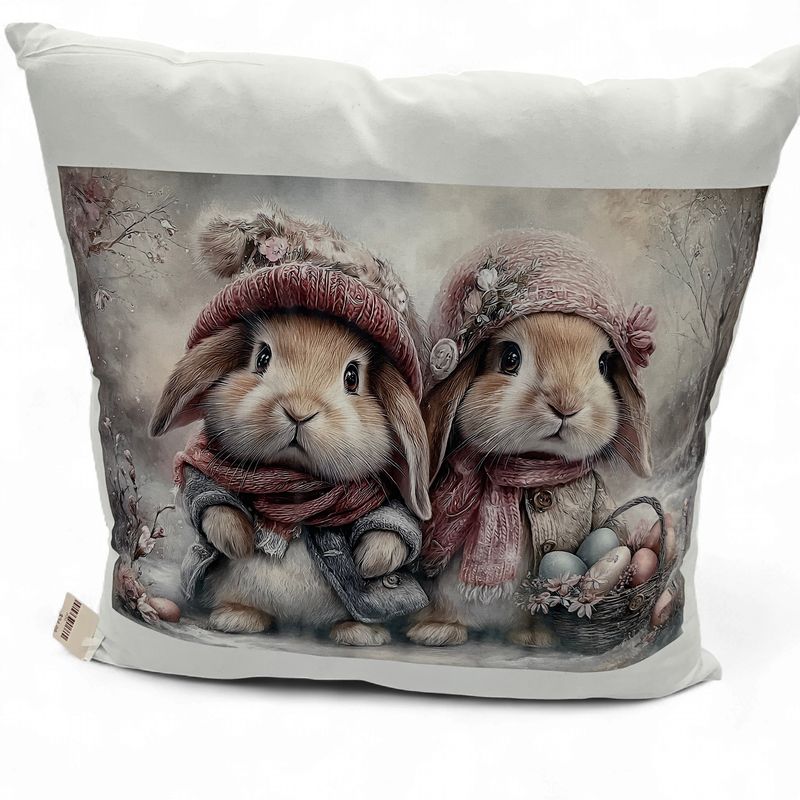 PILLOW VICTORIA BUNNIES HATS/SCARFS