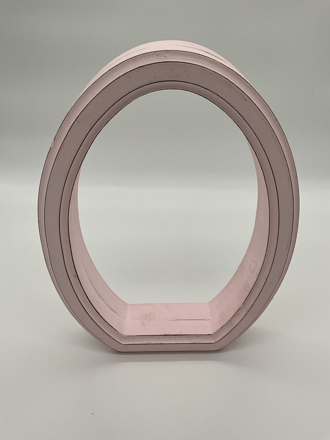 Egg open pink frame