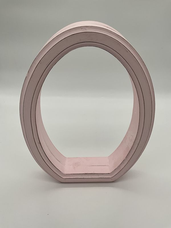 Egg open pink frame