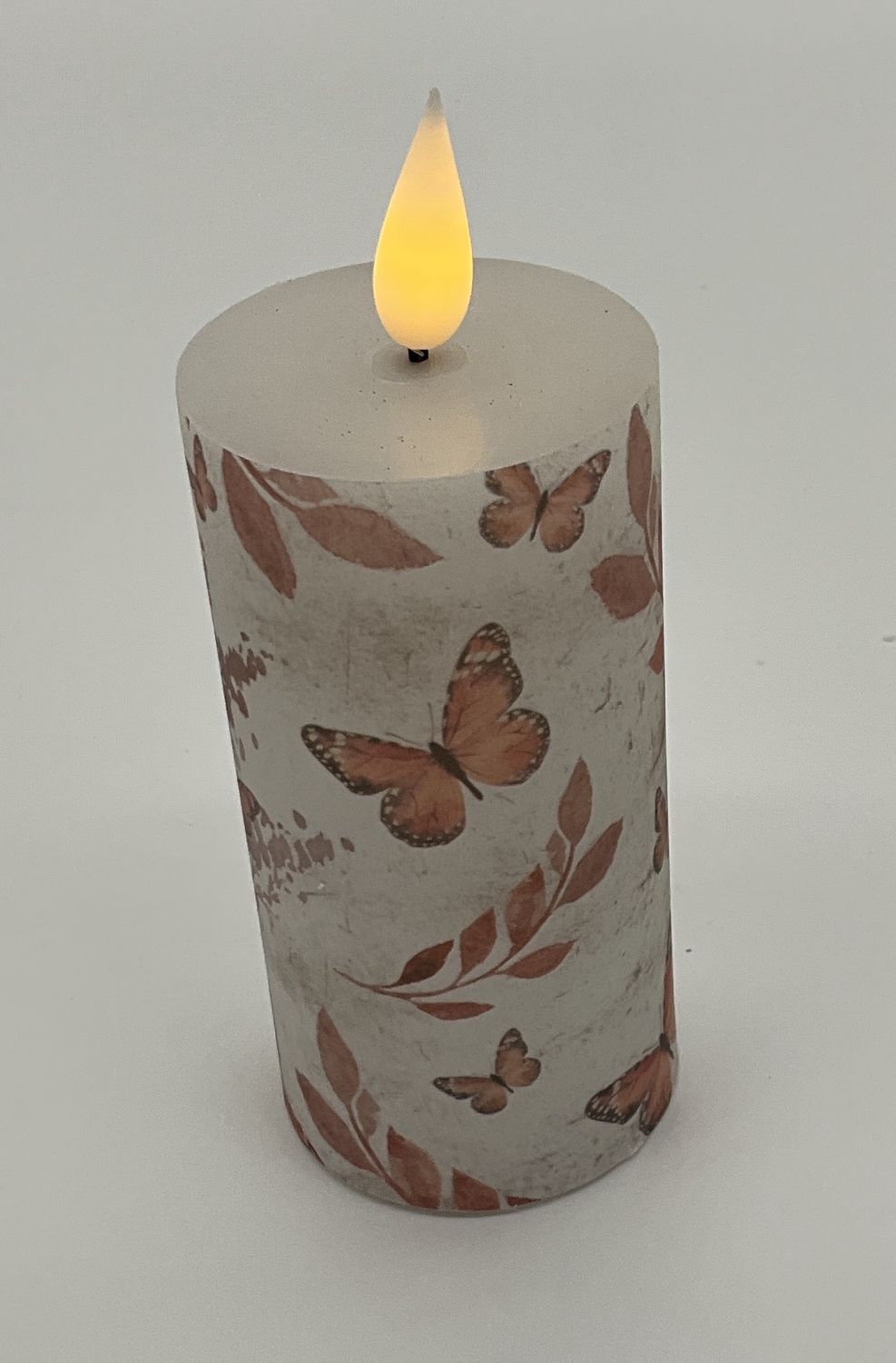 APRICOT  BREEZE LED SKINNY CANDLE