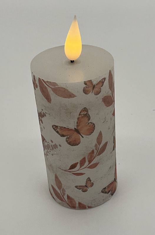 APRICOT  BREEZE LED SKINNY CANDLE