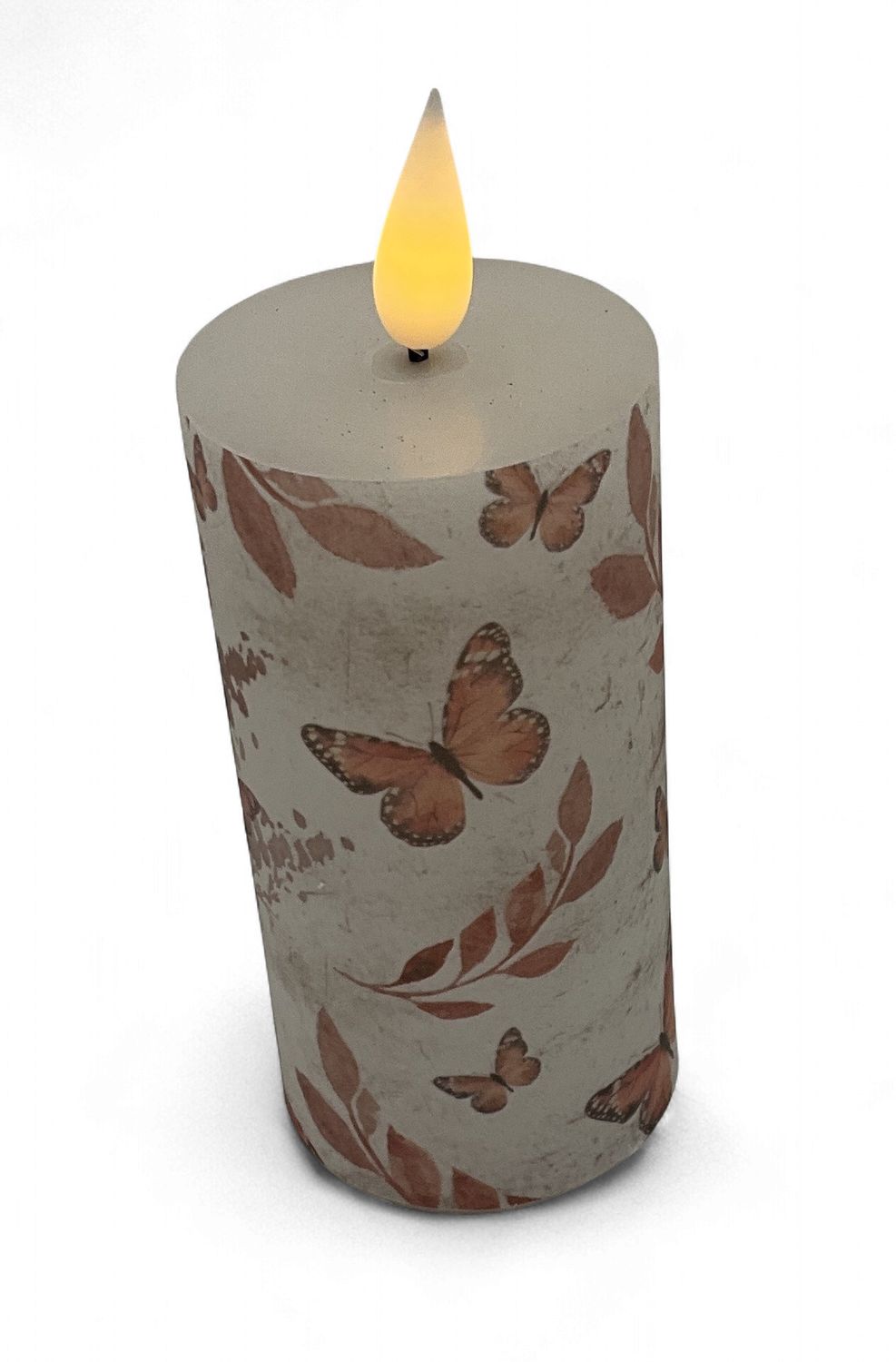 APRICOT  BREEZE LED SKINNY CANDLE