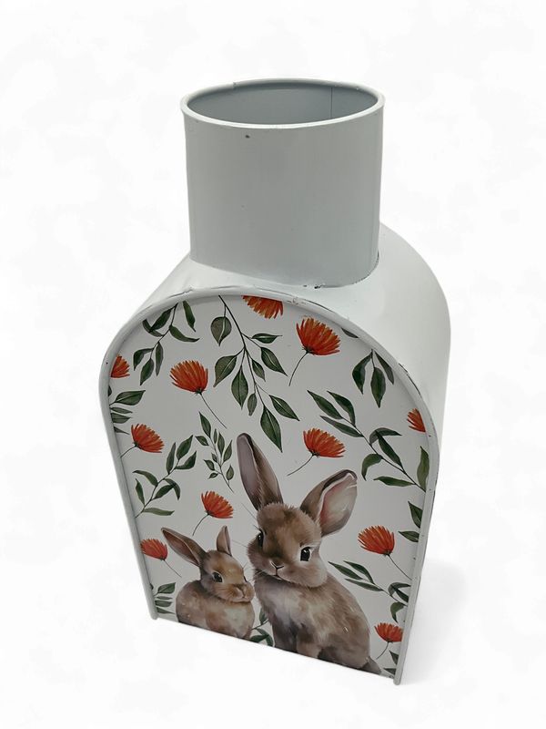 BUNNY DESIGN METAL CONTAINER