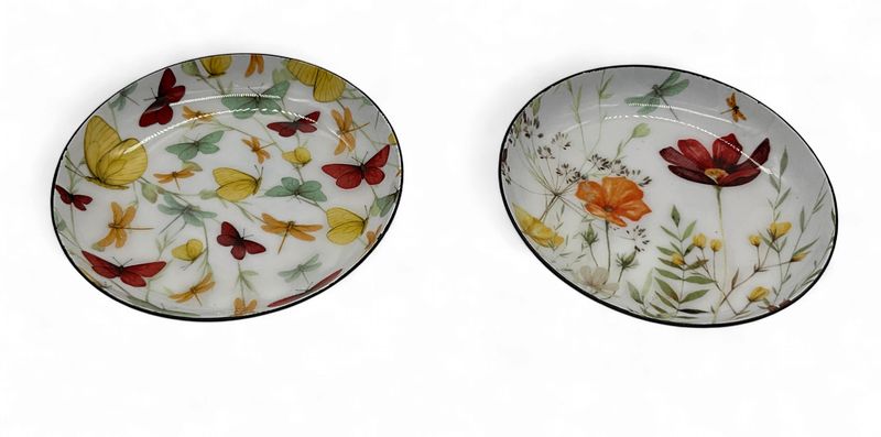 floral trinket plate