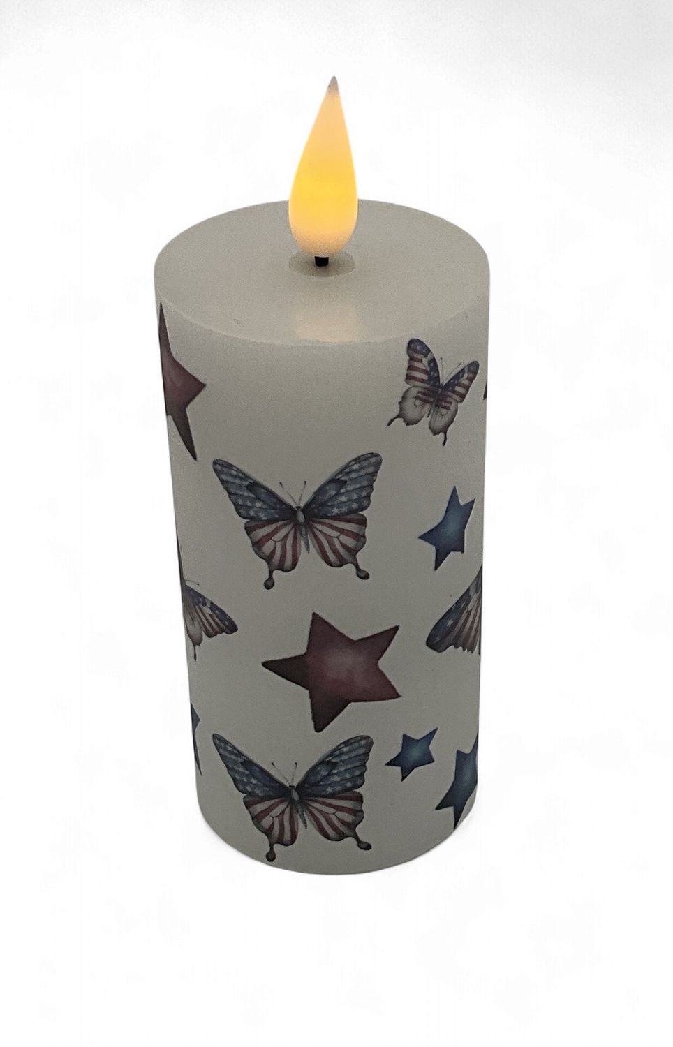 USA skinny candle