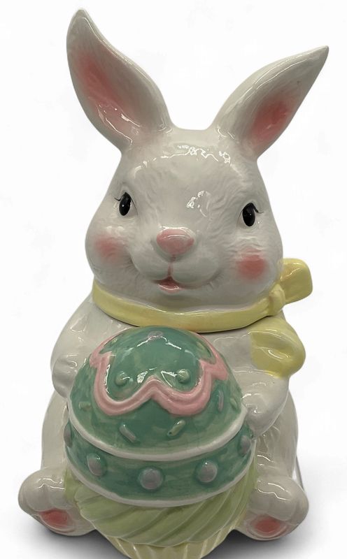 Easter Bunny Cookie Jar