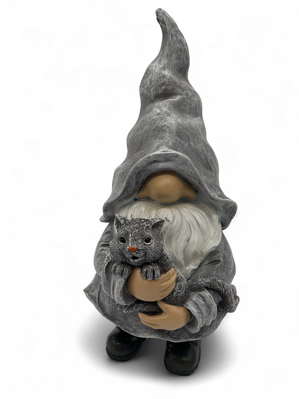 Gnome with Cat
