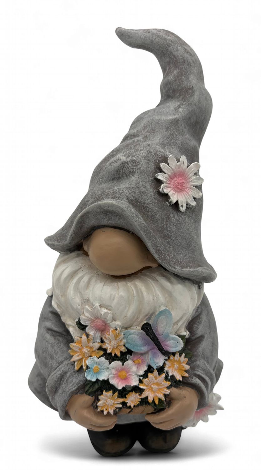 Gnome with Butteries and Florals