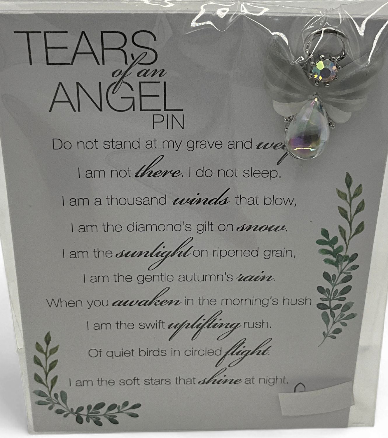 Tears of our Angel pin