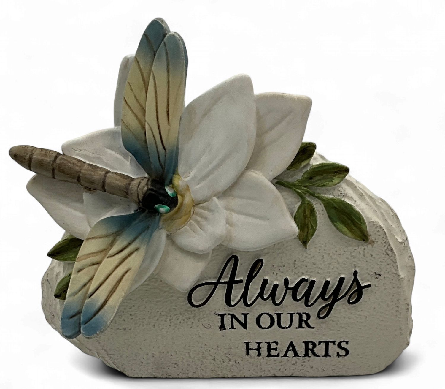 Memorial Stone with Dragonfly or Hummingbird