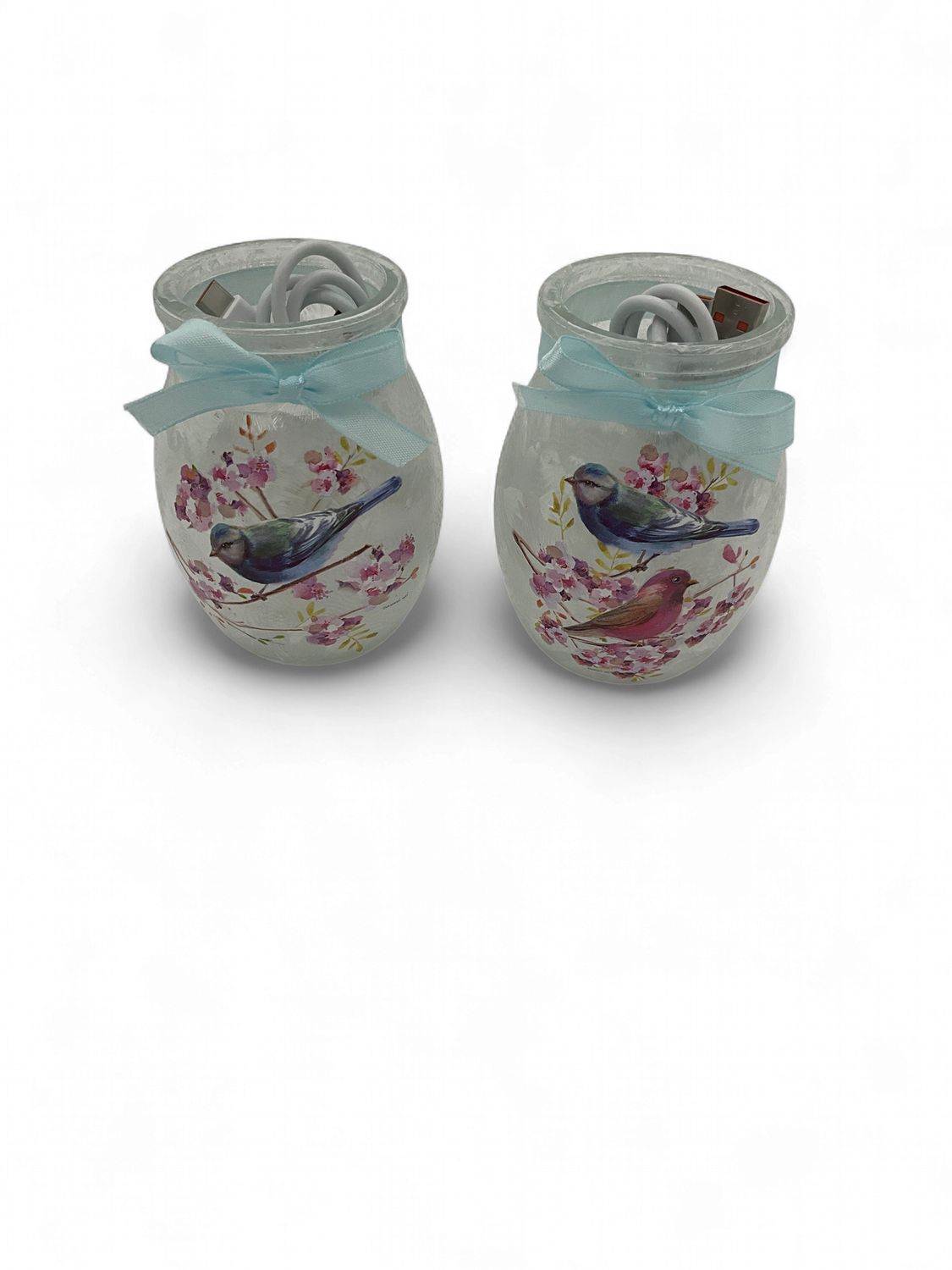 Fluttering Birds Frosted Light